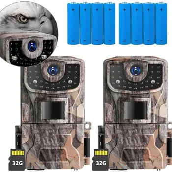 Bezpečnostní kamera FOTOPAST / LESNÍ KAMERA 2K FULL HD IR 850NM 36MPX 32 GB 2KS