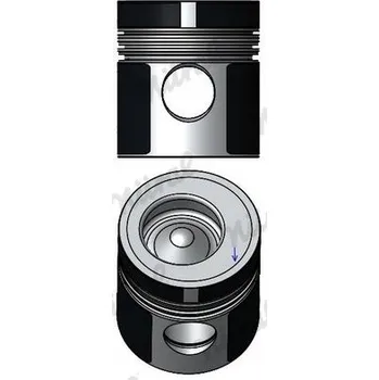 Píst motoru Nural 87-740000-10 Píst