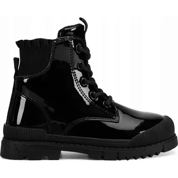 Dívčí obuv Nelli Blu kotníkové boty pro dívky černé CM231117-30