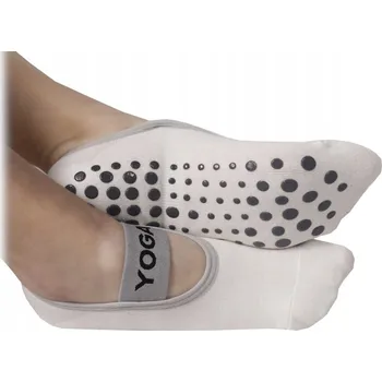 Pánské ponožky PONOŽKY / PONOŽKY ABS YOGA pilates fitness TANEC YO! ecru 36/41 Y864H