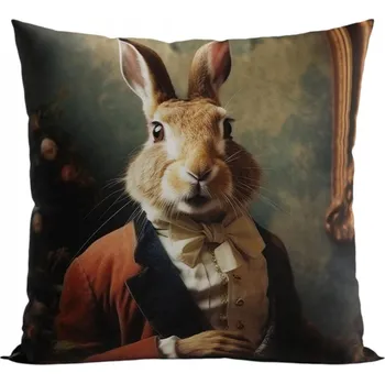 Povlak na polštářek Dekorační povlak na polštář VELVET, 40x40 Králík