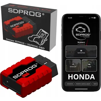 Autodiagnostika Diagnostická sada pro motocykly Honda - program + rozhraní SDPROG OBD