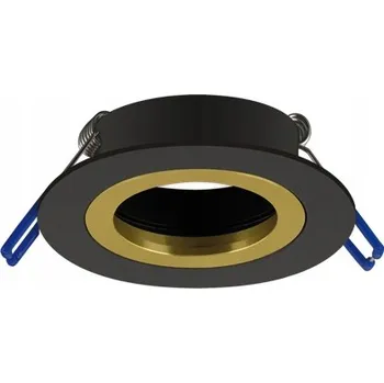Kulaté Stropní Svítidlo Ideus černo-zlaté kulaté GU10 35 W