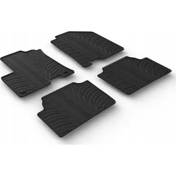 autokoberec Gumové autokoberce Gledring 4 ks