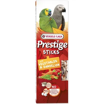 Pro ptáka Tyčinky Versele-Laga Prestige papoušek se zeleninou a pampeliškou 140g 2ks -KS