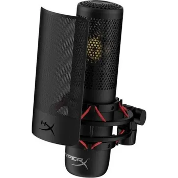 Mikrofon HyperX ProCast Microphone, XLR - černá HyperX ProCast (699Z0AA) je profesionální kondenzátorový mikrofon s XLR připojením, určený pro podcasty, streaming, voice-over i hudební tvorbu. Velká pozlacená