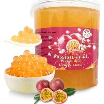 Bubble tea MARAKUJA Bubble Tea kuličky - popping boba 3 kg | Kaviár do čaje a dezertů