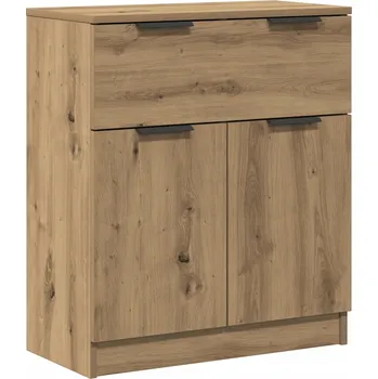 Komoda Komoda dub artisan 60 x 30 x 70 cm se 2 zásuvkami a 2 přihrádkami