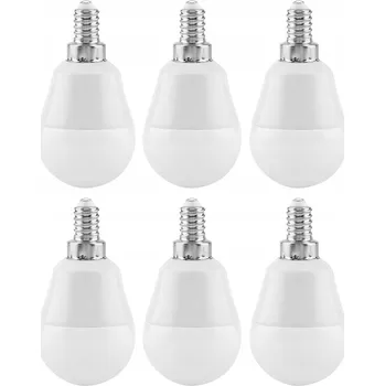 Žárovka 6 KS LED ŽÁROVKA DENNÍ SVĚTLO BÍLÁ TEPLÁ AC85V-265V