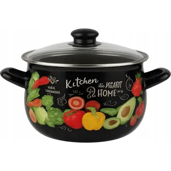 Hrnec Hrnec smalt, okovaný, 4,8 l, 22 cm Kitchen