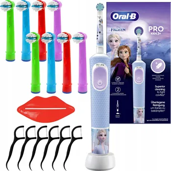 Elektrický zubní kartáček Elektrický zubní kartáček Oral-B Vitality Pro D103 Kids 3+ Frozen sada