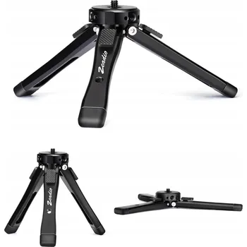 Stativ ZEADIO Kovový Mini Stativ pro Kamery Nastavitelná Výška pro Vlogy Gimbal