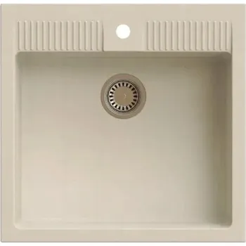 Granitový dřez Jednokomorový dřez Moderno Rustic granit béžový