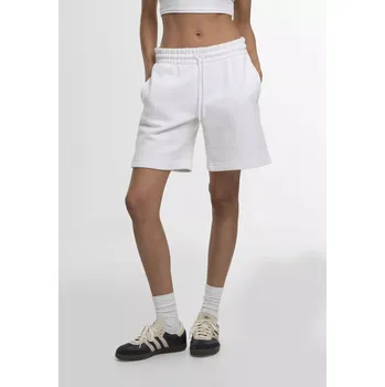 Dámské kraťasy Build Your Brand Dámské teplákové kraťasy lusta bílá 4XL