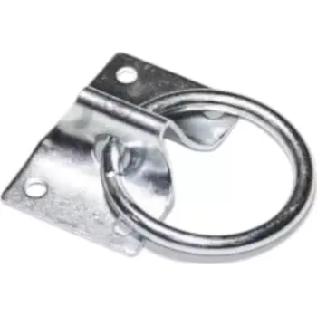 Tesařské kování Deska s kroužkem 68x45 mm, kroužek 6,8x48 mm, galvanicky pozinkováno