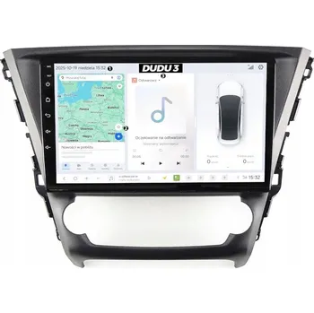 Autorádio DUDUAUTO AUTORÁDIO S NAVIGACÍ TOYOTA AVENSIS 2015-2018 ANDROID DUDU3 QLED 4/64GB