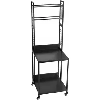 Příslušenství k 3D tiskárně SucceBuy Stojan na filament 4vrstvý 2v1 Držák cívky filamentu s kolečky