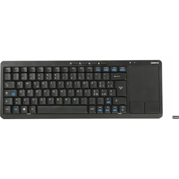Klávesnice BEZDRÁTOVÁ KLÁVESNICE OMEGA PRO SMART TV ČERNÁ + TOUCHPAD