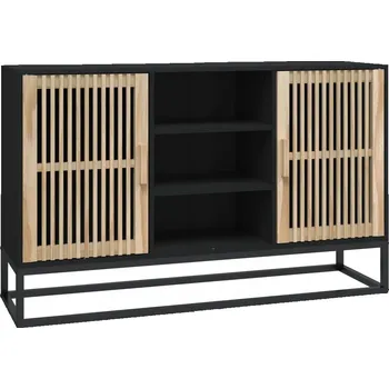 Komoda Klasická černá skříňka z materiálu na bázi dřeva, 105 x 30 x 65 cm