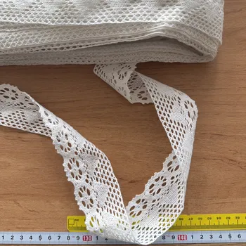 Krajka Vzorek - Bavlněná strojově paličkovaná krajka 5cm šíře 3