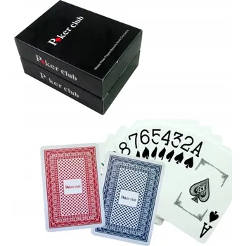 Poker PLASTOVÉ VODĚODOLNÉ HRACÍ KARTY NA POKER KLASICKÉ 2 BALÍČKY