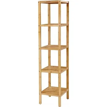 regál Regál Songmics 33 cm x 146 cm x 33 cm, odstíny hnědé