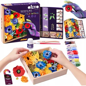 Obraz WoodCraft Vyrob si vlastní květiny Svoboda