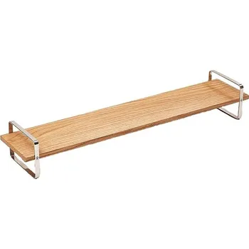 COMAS Dřevěný stolní podstavec s ocelovým rámem, výška 90 mm, délka 600 mm