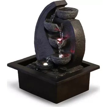 Zvlhčovač vzduchu Zen’Arôme Vodní fontána do bytu Pět Kaskád Led světlo Cascade