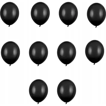 Balónek Balónky PartyDeco Strong 12 cm černé 100 ks