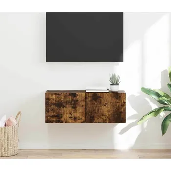 Obývací stěna vidaXL TV wall cabinet Kouřový dub 60 x 31 x 29.5 cm kompozitní dřevo [892219]