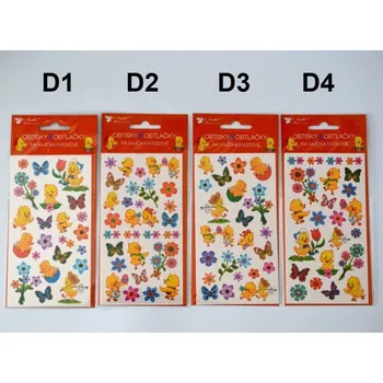 Velikonoční dekorace Obtisky na vajíčka 14,5 x 8 cm D3