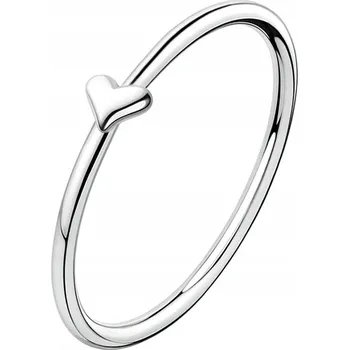 Přívěsek Otevírací kroužek s drobným srdíčkem 0,6/7 stříbrný