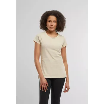 Build Your Brand Dámské tričko s krátkým rukávem Quinpot krémová M