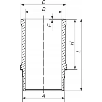 Výparník klimatizace MAHLE 039WN3800 VLOŽKA VÁLCE PSA 1.4 03-