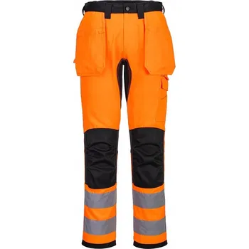Pracovní obuv Kalhoty WX2 Eco s pouzdry na nářadí, reflexní EN 20471 Tř.2 vel. 28 Oranžové