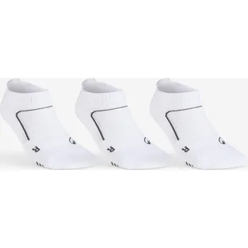 Pánské ponožky ARTENGO Nízké tenisové ponožky RS900 3 páry 39/42 BÍLÁ|ŠEDÁ