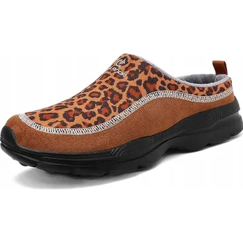 Dámské pantofle Pánské Pantofle Teplé Protiskluzové Domácí Boty Panterka 47 EU