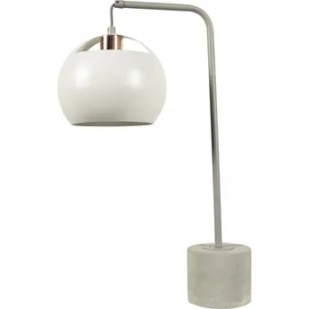 Lampička Stolní lampa Justmax Targa bílá, šedá 40 W