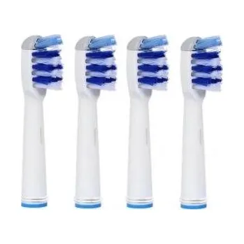 Elektrický zubní kartáček Náhradní hlavice BMK Náhradní kompatibilní hlavice k zubním kartáčkům Oral-B, 4ks- kompatibilní s Oral-B EB30 TriZone