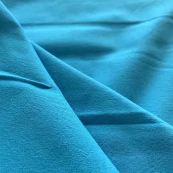 Tričkový bavlněný úplet zářivě modrý, Unuo