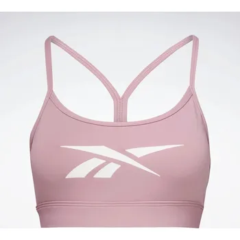 Podprsenka REEBOK - SPORTOVNÍ PODPRSENKA - S LUX SKINNY STRAP BRA HK6848 pudrově růžová