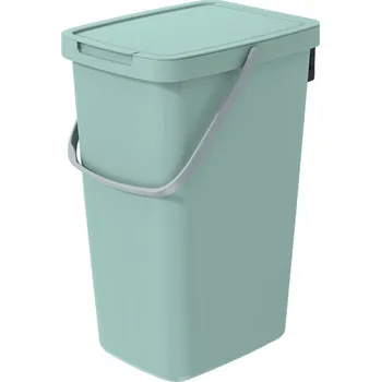 Odpadkový koš ODPADKOVÝ KOŠ KUCHYŇSKÝ VYSOKÝ S VÍKEM A UCHEM SVĚTLE ZELENÝ 25L BIO