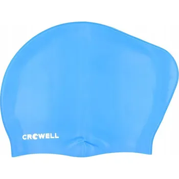 Plavecká čepice Plavecká čepice pro dospělé Silikonová Crowell modrá