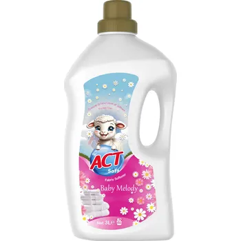 Aviváž Tekutá aviváž Změkčující ACT Soft Baby Melody 60 praní 3L