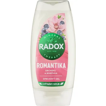 Sprchový gel Radox sprchový gel 225 ml Romantika Orchidej a borůvka