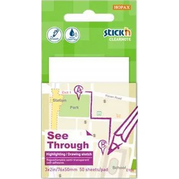 Samolepící bloček Samolepicí bločky Stick'n 50 listů