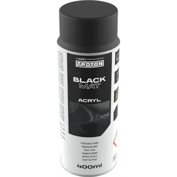 Barva ve spreji Černý lak ve ve spreji Troton Smart | 400 ml matný