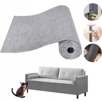 Škrabací podložka pro kočky samolepicí Stěna kočky 40x200 cm Lze řezat