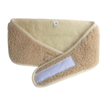 Velforia Bederní pás na suchý zip z merino vlny Barva: Krémová, Velikost: M